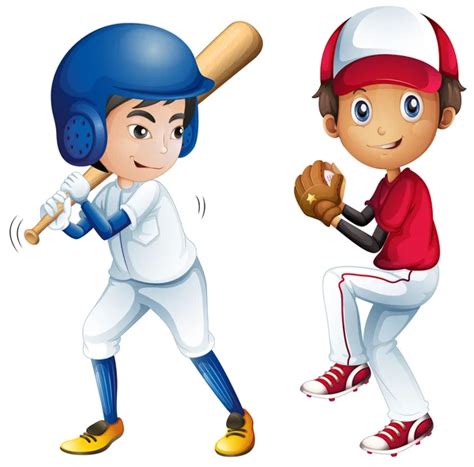 100000 Kids Playing Baseball Vector Images Depositphotos
