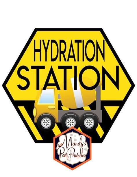 Hydration Station By Mandys Party Printables Catch My Party