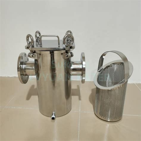 Flanged Basket Strainer With Stainless Steel Strainer Basket Wire Mesh