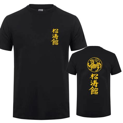 Karate Shotokan T Shirts Karate Shotokan Man Cotton T Shirt Tops Tshirt Cotton Men T
