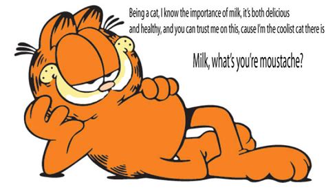 Garfield Got Milk By Tandp On Deviantart