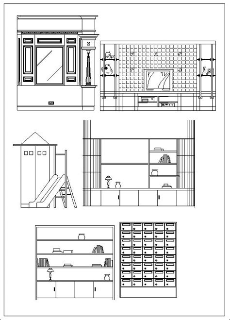 Furniture Elevation Design Cad Design Free Cad Blocksdrawingsdetails