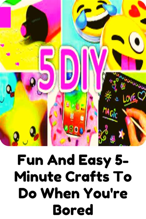 Fun And Easy 5 Minute Crafts To Do When Youre Bored 5 Minute Crafts