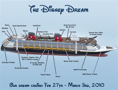 Disney Wish Cruise Ship Map