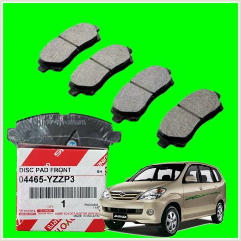 These are brand new original equipment quality calipers and mintex® branded brake pads. TOYOTA AVANZA 2004 - 2011 FRONT BRAKE PAD ORIGINAL 100% ...