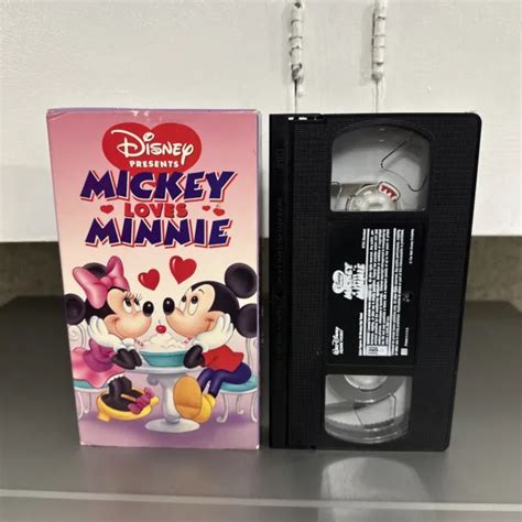 Mickey Loves Minnie Vhs 1996 4 99 Picclick