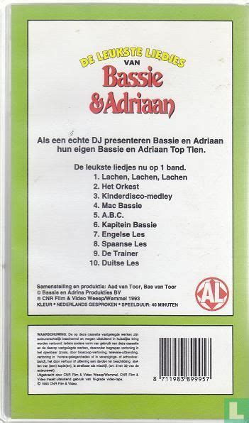 De Leukste Liedjes Van Bassie And Adriaan Vhs 1993 Vhs Video Tape