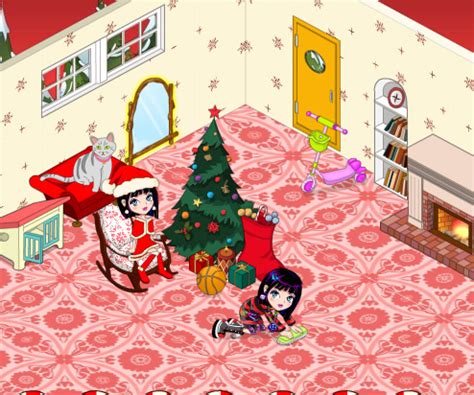 Christmas interior princess dream house decoration game: My New Room Christmas game online. | Girls games only