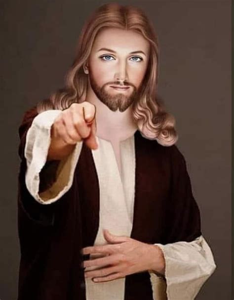 Jesus Pointing His Finger At The Camera