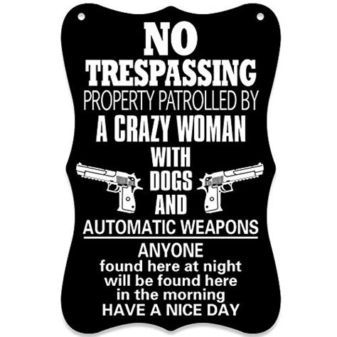 Top 9 Funny No Trespassing Signs Yard Signs Etramay