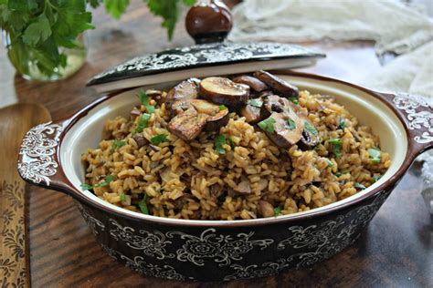 Mushroom Brown And Wild Rice Medley For Instant Pot