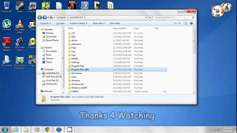 How To Find Program Files X86 Folder In Win 7 Youtube
