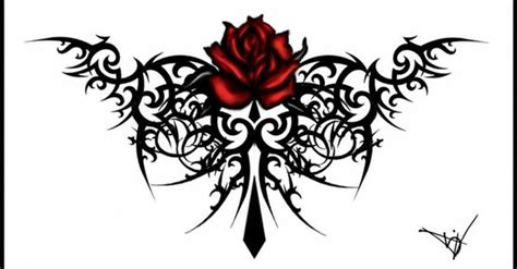 25 Cool Gothic Tattoo Ideas For Your Next Tat Tribal Rose Tattoos