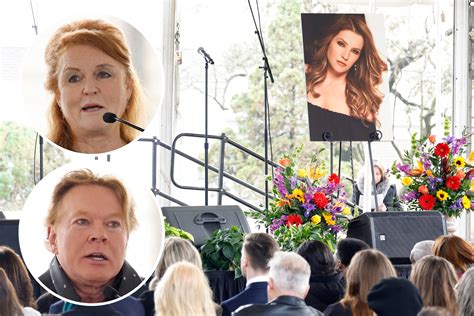 Axl Rose Sarah Ferguson Und Weitere Stars Besuchen Lisa Marie Presleys Memorial The Aktuelle News