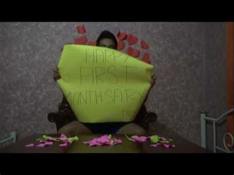 Anniversaries are milestones that deserve to be celebrated. sweet video monthsary gift for my girlfriend. happy first ...