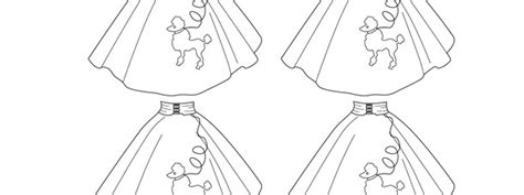 Poodle Template For Poodle Skirt