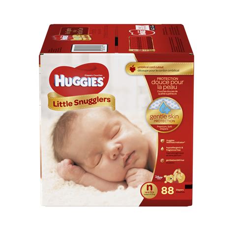 Huggies Little Snugglers Baby Diapers Size Newborn 88 Count Walmart