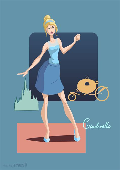 wallpaper illustration flatdesign disney princesses cinderella simple background