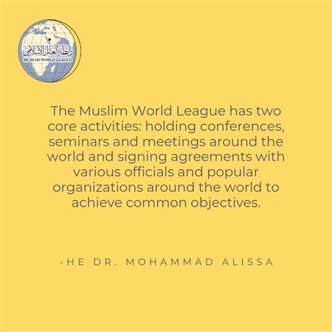 Muslim World League On Twitter The Muslimworldleague Holds Meetings Around The World With