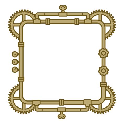 Steampunk Frame Incorporating Classic Elements Png And Svg Design For T