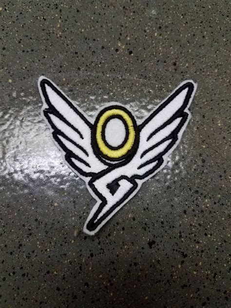 Overwatch Mercy Symbol Sew On Patch Etsy