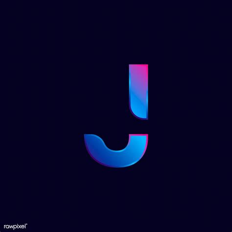 Capital Letter J Vibrant Typography Vector Premium Image By Rawpixel