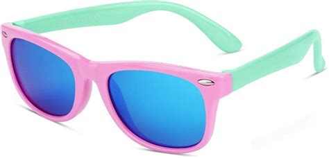 Lumderio Kids Polarized Sunglasses Tpee Rubber Flexible Eye Toddler