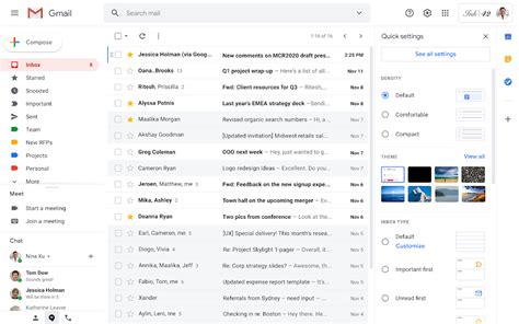 Gmails New Quick Settings Menu Lets You Easily Customize The Look Of