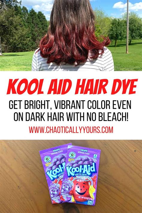 Kool Aid Hair Dye How To Get Bright Colors For Just Pennies