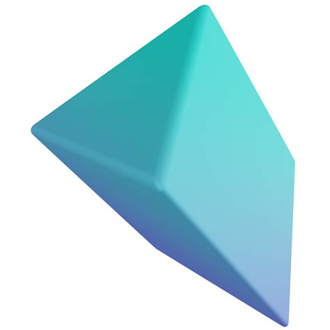 Free Triangular Prism 3d Render Icon 14919646 Png With Transparent