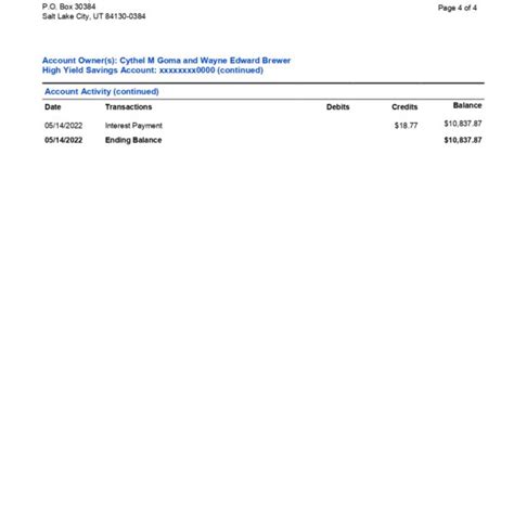 Bank Statement Template Archives Mbcvirtual