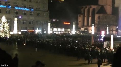 footage from cologne sex attacks reveals how women screamed at attackers daily mail online