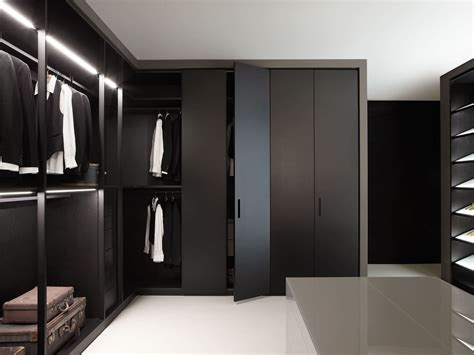 Maybe you would like to learn more about one of these? Minimalist Solid Black Enclosed Wardrobe Closet Design ...
