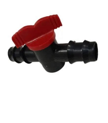 Black And Red 25mm Pp Drip Lateral Cock For Irrigation Rs 11 Piece