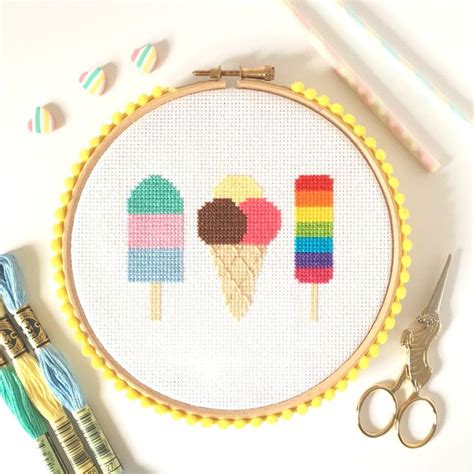 We did not find results for: Ice Cream Cross Stitch Kit for Beginners - Hannah Hand ...