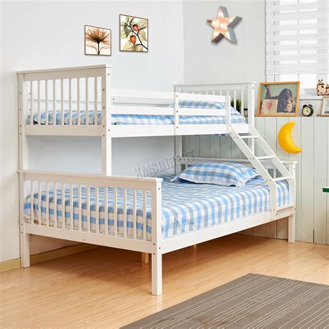 Chi di noi da bambino non sognava di avere un letto a castello. FoxHunter A castello Letto Cornice In Legno Bambini Triplo ...