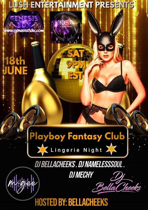 Playboy Fantasy Club Lingerie Night Community Calendar Genesis3DX
