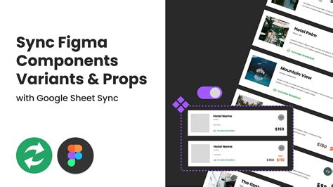 Sync And Trigger Figma Components Variants And Props With Actual Data