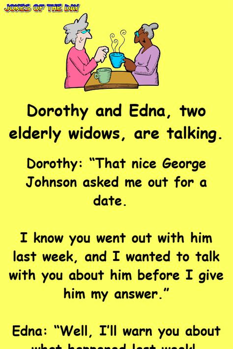 What should you do if you're attacked by a group of clowns? Dorothy and Edna, two elderly widows, are talking | Funny ...