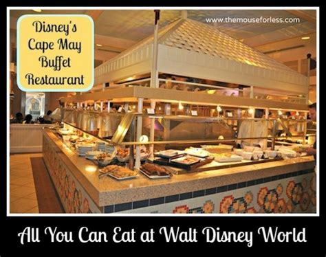 All You Can Eat Restaurants At Walt Disney World