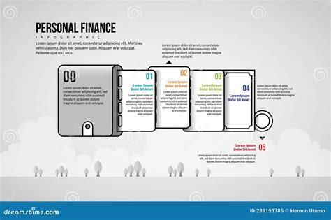 Personal Finance Infographic Stock Vector Illustration Of Factor