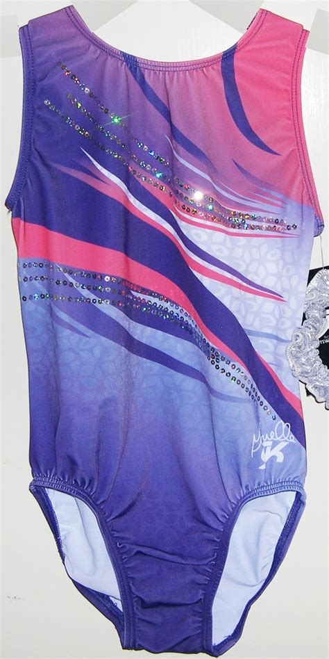 e2929 purple wind gabrielle gabby douglas gymnastics leotard