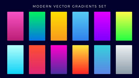 Modern Gradient Set 830374 Vector Art at Vecteezy