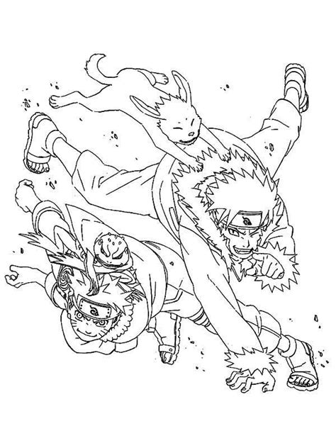 Desenho De Naruto Uzumaki E Naruto Sennin Para Colorir Tudodesenhos