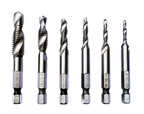 （imperial Units）hss 4341 Combination Drill And Tap Bit Set Fractional