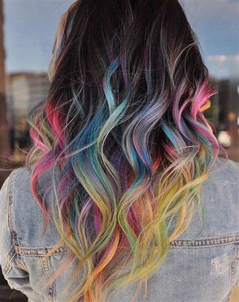 With black hair, choose a dye that's only slightly lighter than your natural hair color unless you want to lift your hair via bleaching first. 31 Colorful Hair Looks to Inspire Your Next Dye Job | StayGlam