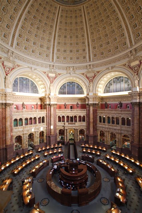 Main Reading Room Library Of Congress Henry Hartley