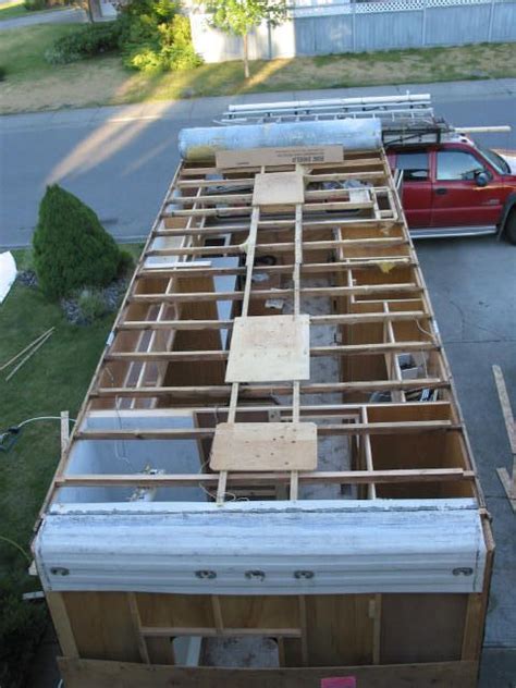 I've done it twice on my rv and am starting to collect spare parts. Repair Trailer Roof | Travel trailer remodel, Camper renovation, Remodeled campers