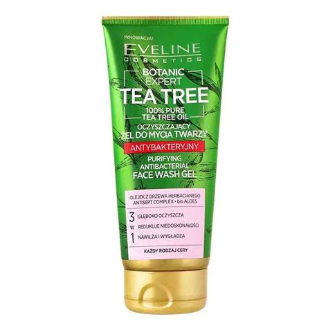 Eveline Botanic Expert Tea Tree Antibacterial Face Wash Gel 175ml Sinin