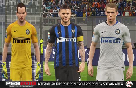 Pes Andri Pes 2018 Inter Milan Kits 2018 2019 From Pes 2019 By Sofyan